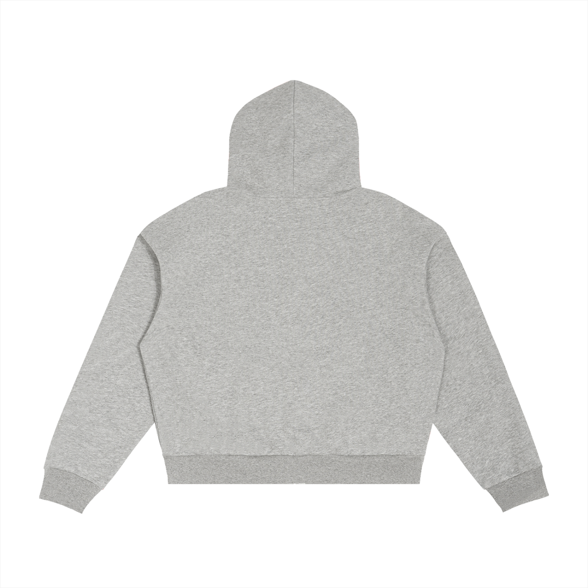 DoveMade Gray Plaid Zip Hoodie