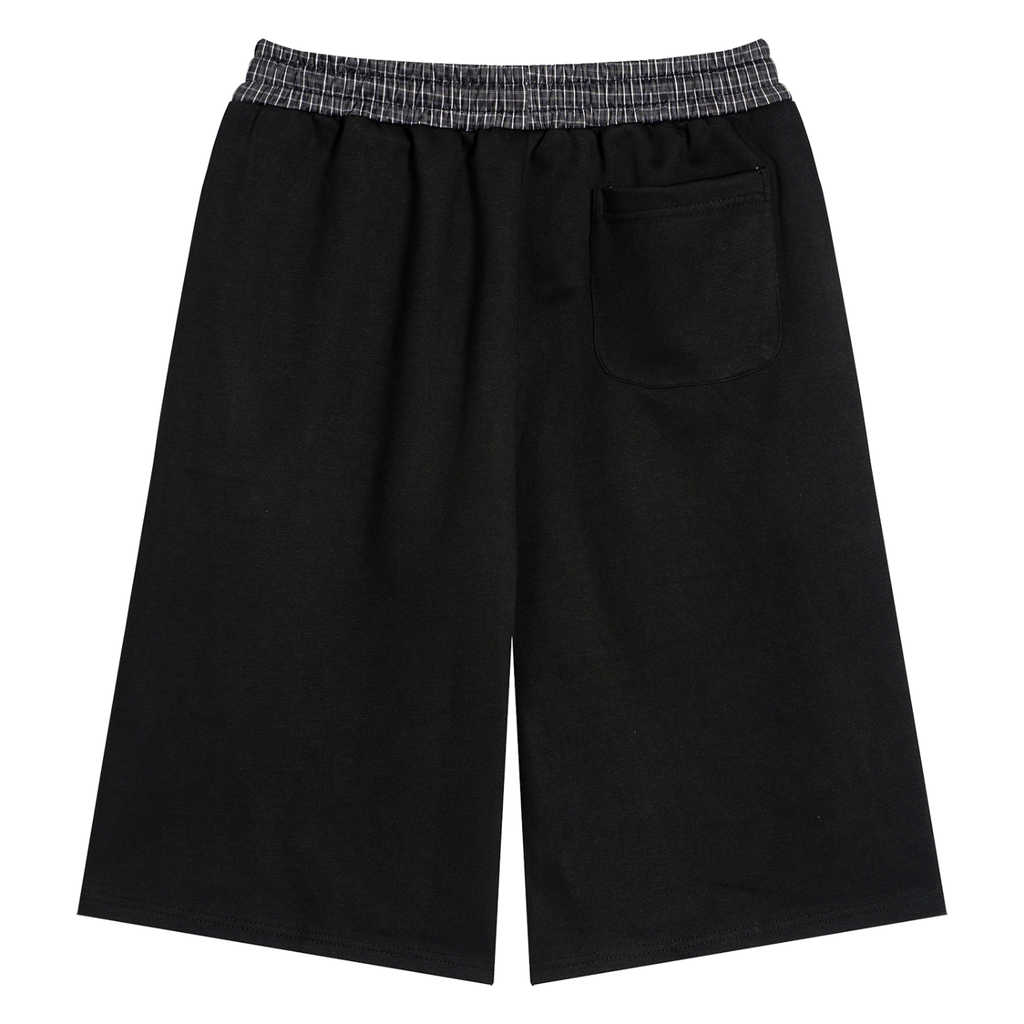 DoveMade Black Plaid Shorts