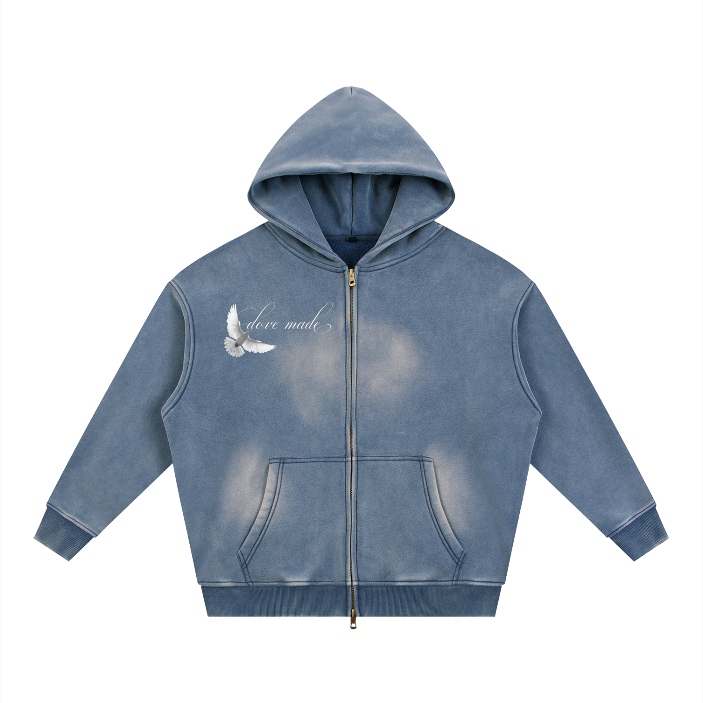 Dovemade Sunfade Two-way Zipper Hoodie