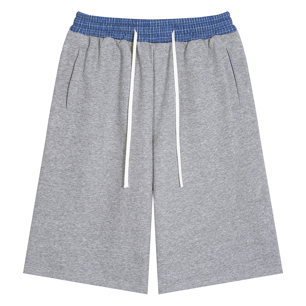 DoveMade Gray Plaid Shorts