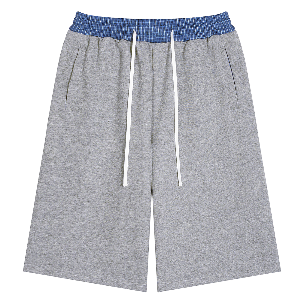DoveMade Gray Plaid Shorts