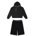 DoveMade Black Plaid Short Set