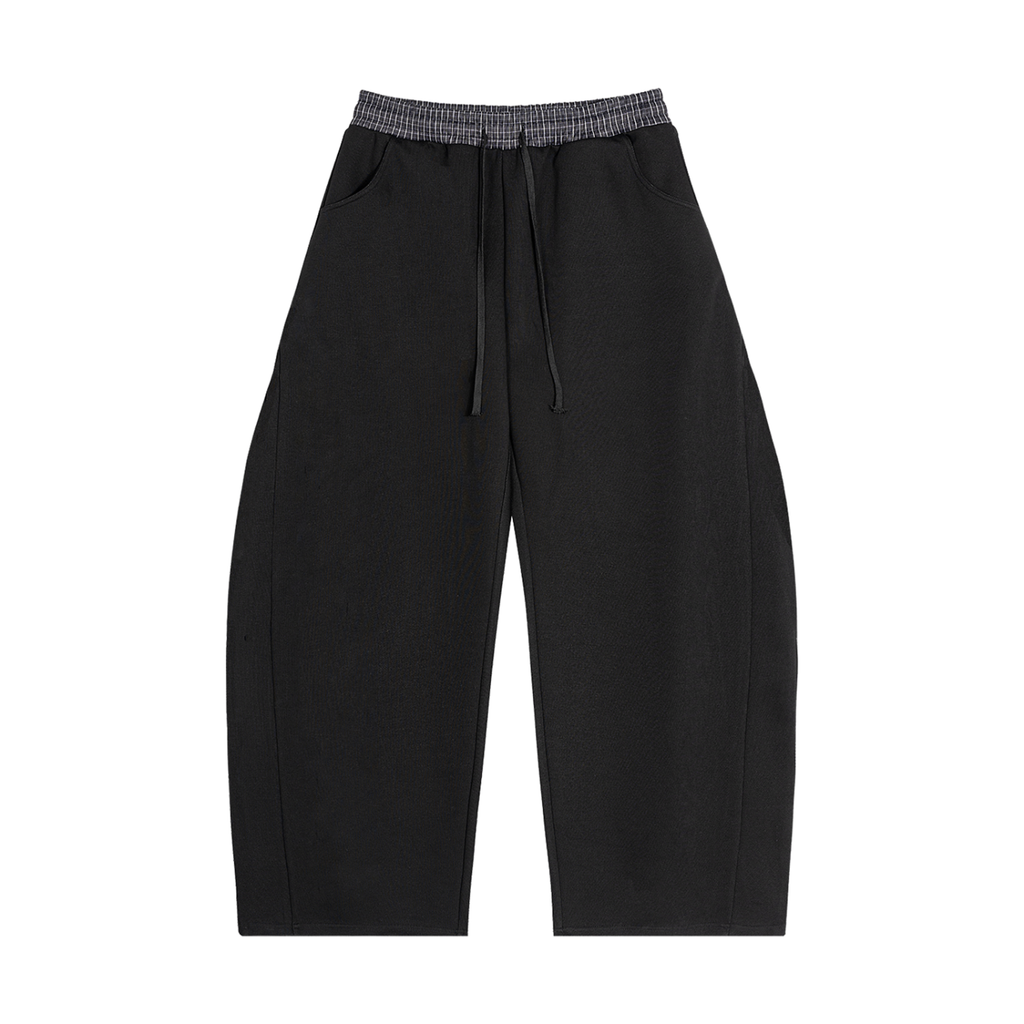 DoveMade Black Plaid Sweats