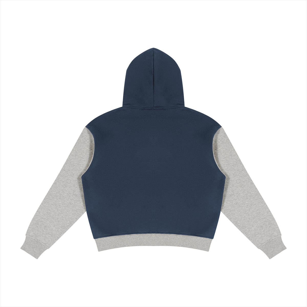DoveMade Cross Navy Color Block Full Zip Hoodie