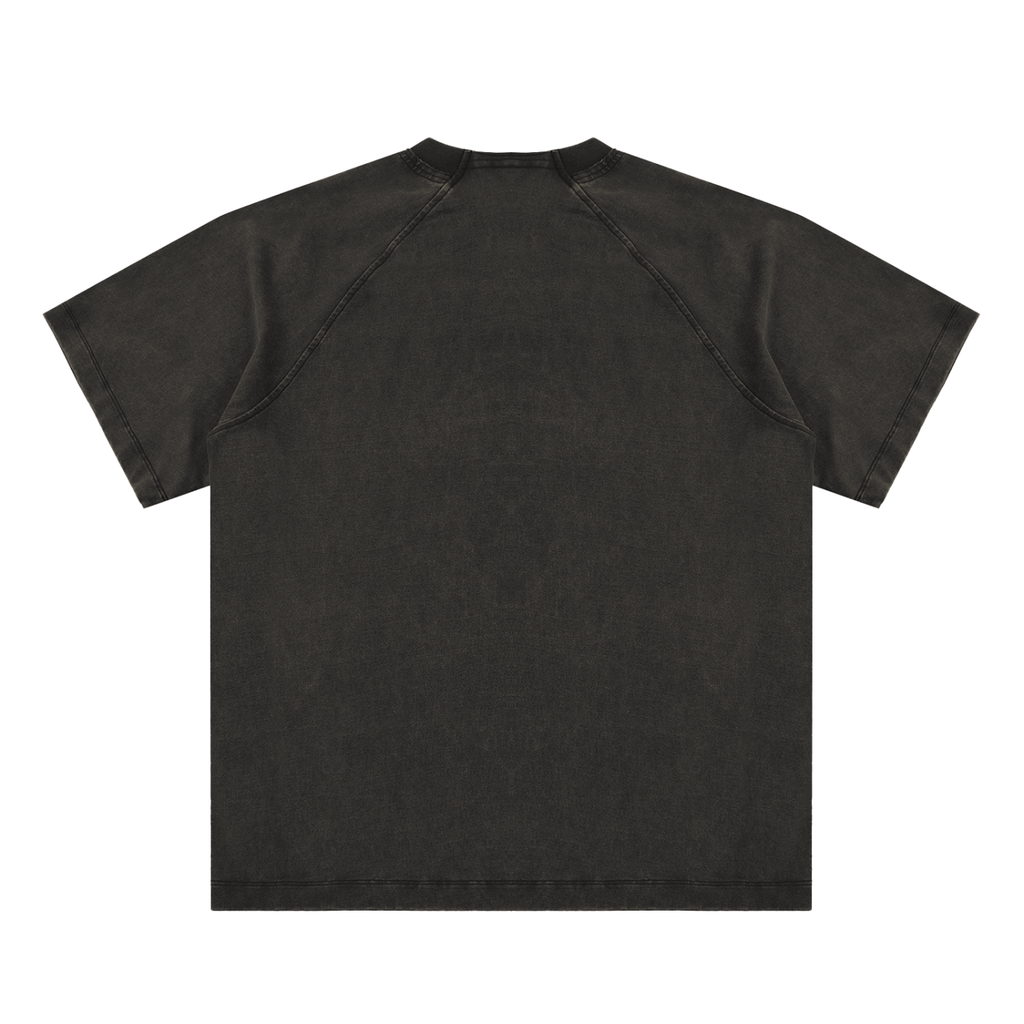 DoveMade Black Vintage Washed Flower Boy Tee