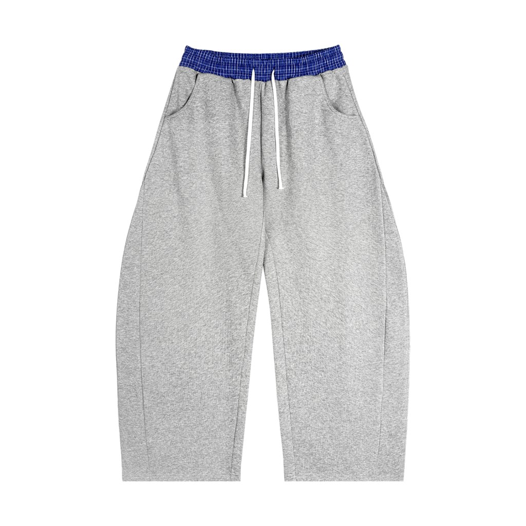 DoveMade Gray Plaid Sweats