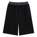 DoveMade Black Plaid Shorts